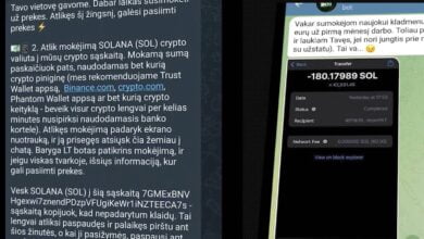 telegram botas baryga bot uzdarytas