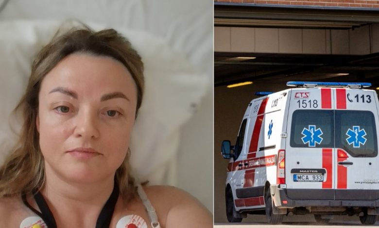 Vos ant kojų pastovinti moteris turėjo įrodinėti, kad jaučiasi blogai: nuvykus į kitą ligoninę diagnozavo insultą 1 moteris